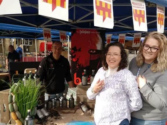 Cheers! Alnmouth Gin launches at Alnwick Market today (Saturday).