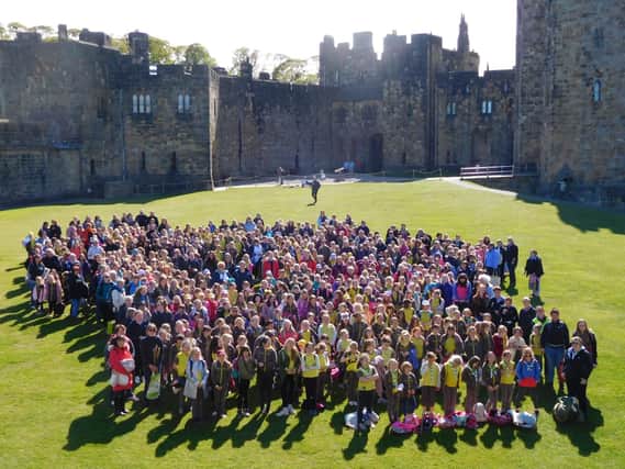 Brownies at Alnwick Castle.