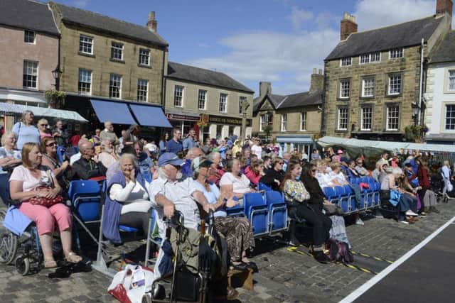 Alnwick Music Festival is making a return after missing 2018. But it is moving from its traditional venue, Alnwick Market Place (pictured), to a new site next to The Alnwick Garden.