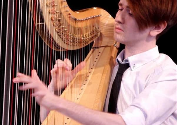 Harpist Richard Allen.