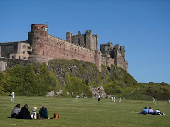 Bamburgh Castle in Northumberland is privately opened but still open to visitors.