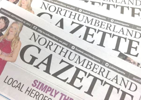 Northumberland Gazette latest
