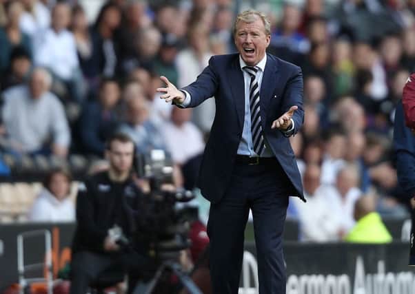 NO WAY:  Derby County boss Steve McClaren