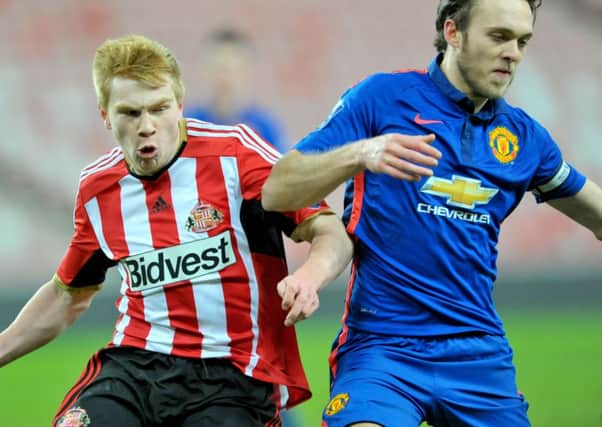 PROSPECT: Duncan Watmore in action for Sunderland U21 against Manchester United U21.  Picture by FRANK REID