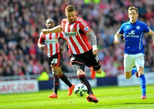 Connor Wickham in action for Sunderland against Leicester City