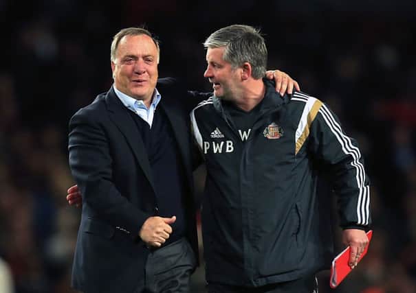 Sunderland head coach Dick Advocaat (left) and Paul Bracewell (right)