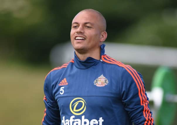 SAFC Training at the Academy of Light on Tuesday morning - Wes Brown