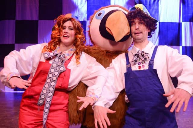 Alice's Adventures is being staged by Alnwick Theatre Club at Alnwick Playhouse.
Tweedledum and Tweedledee with the Dodo.
Picture by Jane Coltman