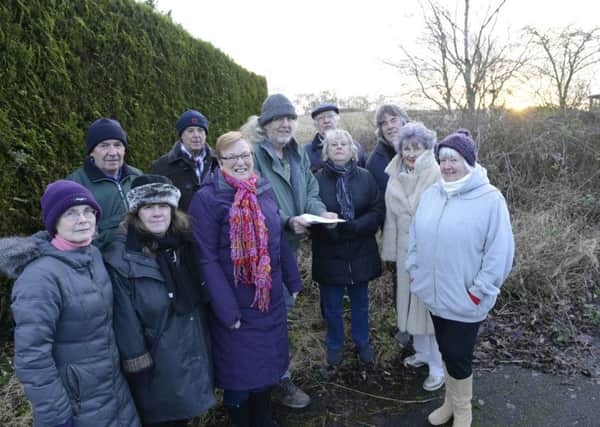 Residents in Amble, who began fighting the plans for homes at Gloster Hill in December 2014.