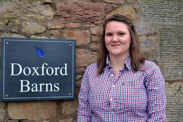 Jess Straker, events manager at Doxford Barns.