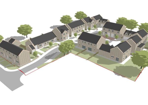 An artist's impression of the proposed housing scheme in Acklington. By Blake Hopkinson Architecture.