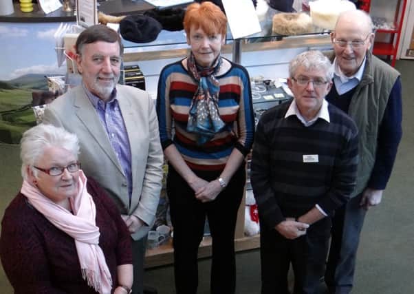 From left, Alfreda Hindmarsh (Wooler Parish Council), Frank Mansfield (Glendale Gateway Trust chairman), Vera Baird, Tom Johnston (Glendale Gateway Trust director) and Coun Anthony Murray.
