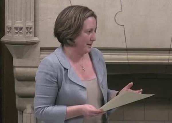 Anne-Marie Treveylan MP speaking during the further education debate.