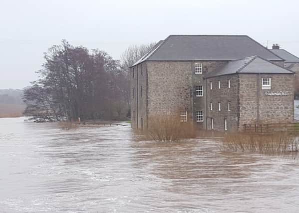 The River Till flooded the basement of Heatherslaw Mill.