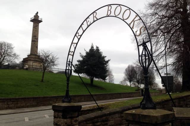 The Barter Books arch, looking across to Column Field, Alnwick. Picture by Paul Larkin