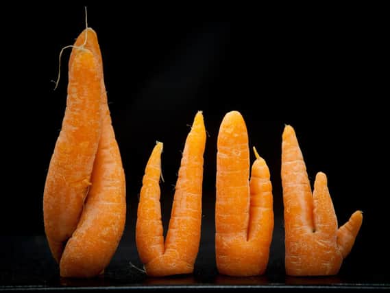 Wonky carrots.