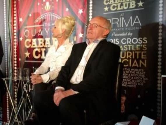 Paul Daniels and Debbie McGee at the Quayside Cabaret Club last year.