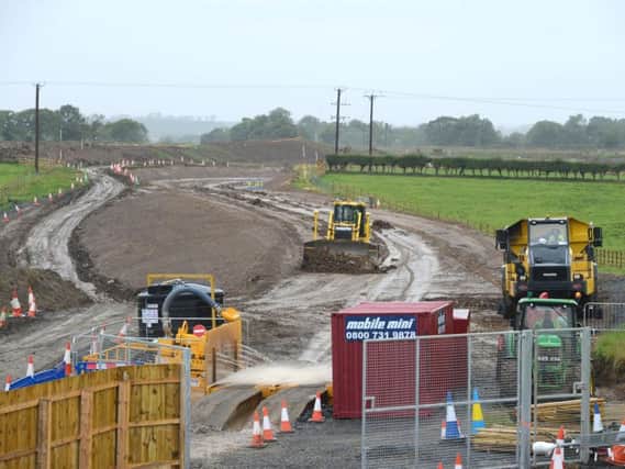 The Morpeth Northern Bypass is being constructed in the area.