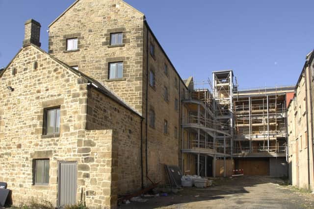 The stalled development at the Maltings and Bolam's Yard in Alnwick.