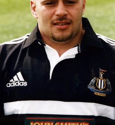 Paul Van-Zandvliet during his Newcastle Falcons days.