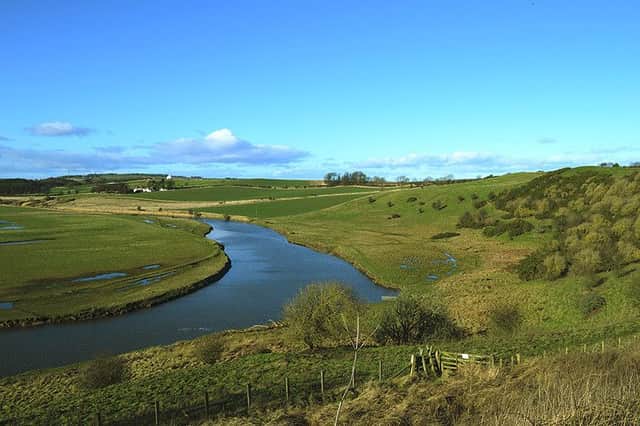 Anatole Michejew took this picture taken from along the road as you leave Alnmouth towards Foxton, showing the River Aln