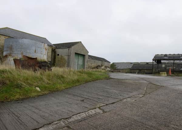 Gloster Hill Farm, Amble -the site of proposed housing development.