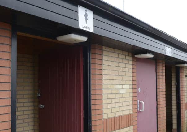 The toilets next to Amble TIC. Picture by Jane Coltman