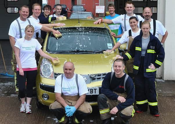 A previous car wash at Alnwick Fire Station. Picture by Steve Miller.