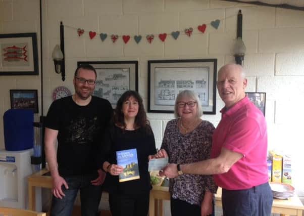 From left, Tom Bowes, from Greycroft B&B, competition winner Judith Wright, Audrey Bowes, from Greycroft B&B, and DVid Taylor, of Alnwick Tourism Association.