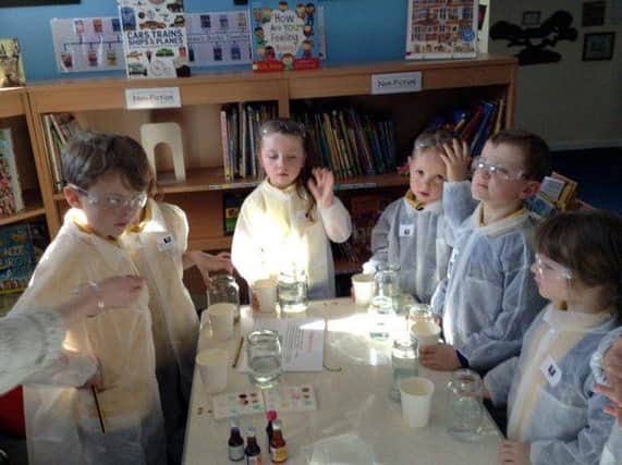 Science Week at St Michael's CofE First School in Alnwick.