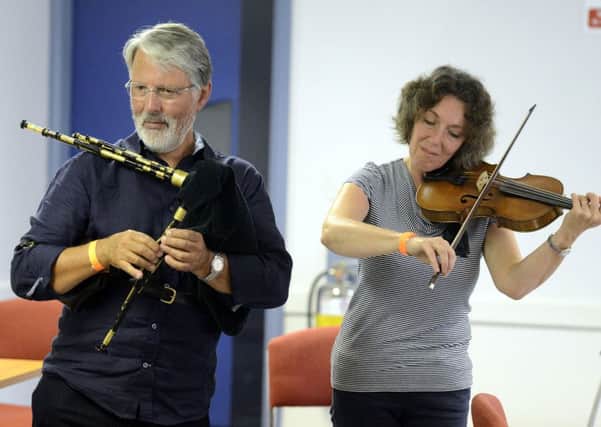 Andrew and Margaret Watchorn lead a workshop. Picture Jane Coltman