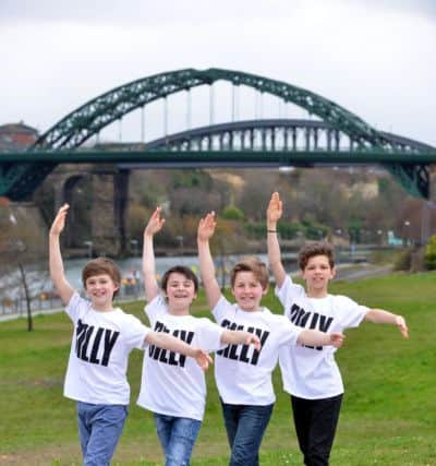 Billy Elliot the musical arrives to Sunderland.
Haydn May, Matthew Lyons, Lewis Smallman and Adam Abbou