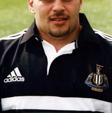 Paul Van-Zandvliet during his Newcastle Falcons days.
