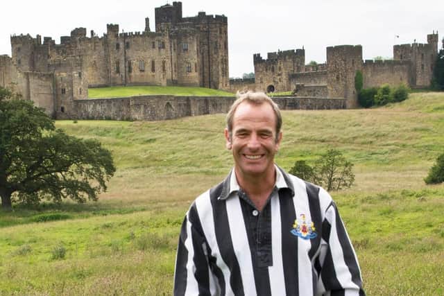 Robson Green experienced Shrovetide football in Alnwick. Picture courtesy of ITV