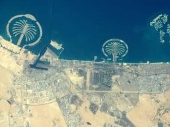 Time Peake's picture of Dubai from space.