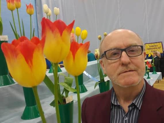 Geoff Watson had the best daffodils in the show. Picture by Jane Coltman