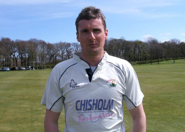 Ashington Cricket Club captain Greg Williams.