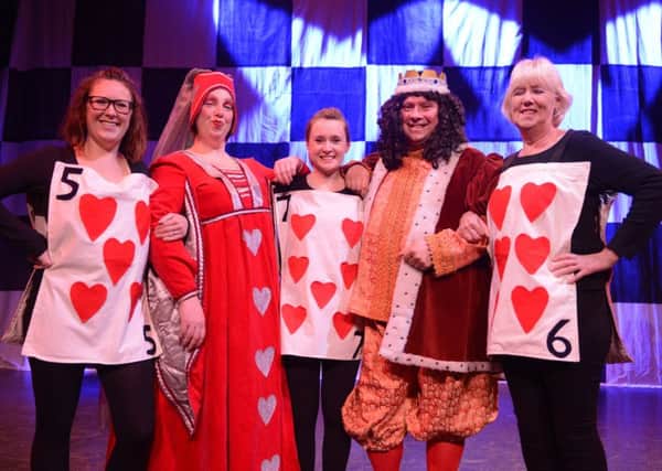 Alice's Adventures is being staged by Alnwick Theatre Club at Alnwick Playhouse.
A right pack of cards!
Picture by Jane Coltman
