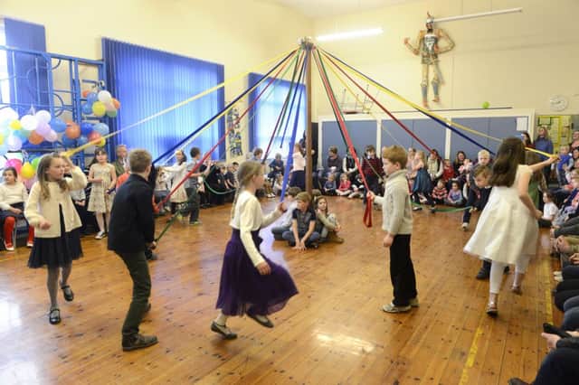 The annual May Day celebrations at Ford First School.