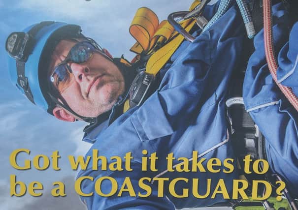 A Coastguard recruitment poster.