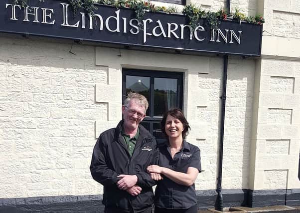 Alan Brier and Anita Mabon of the Lindisfarne Inn