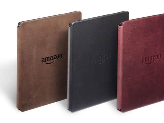 The new Kindle Oasis is bundled with a leather charging cover