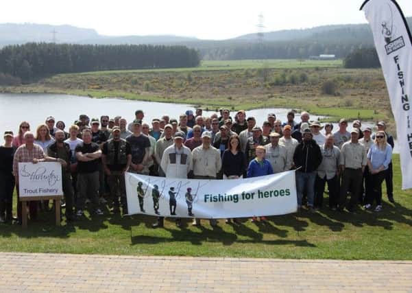 Those who took part and were involved in the Fishing for Heroes fund-raising event