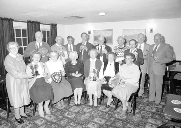 Remember when from 25 years ago, Embleton Indoor Bowls Club dinner