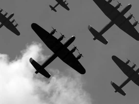 Lancaster bombers.