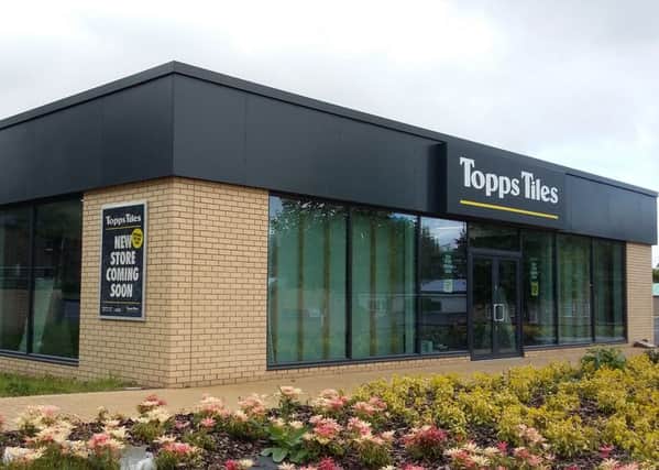 The new Topps Tiles store on South Road, Alnwick, which is due to open on Friday, June 3.