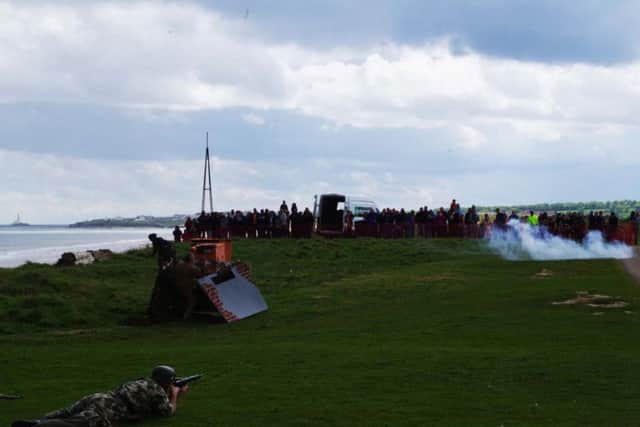 The battle at Blyth. Picture by John Tuttiett