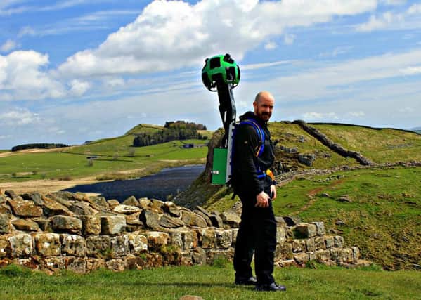 David Wilson, who is walking the entire length of the Northumberland National Park.