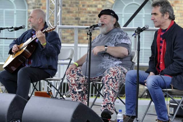 The Pitmen Poets perform at the Northumberland Miners' Picnic at Woodhorn.
Picture by Jane Coltman