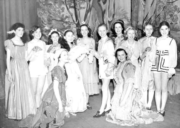 A production of Cinderella at Alnwick Playhouse more than 60 years ago.